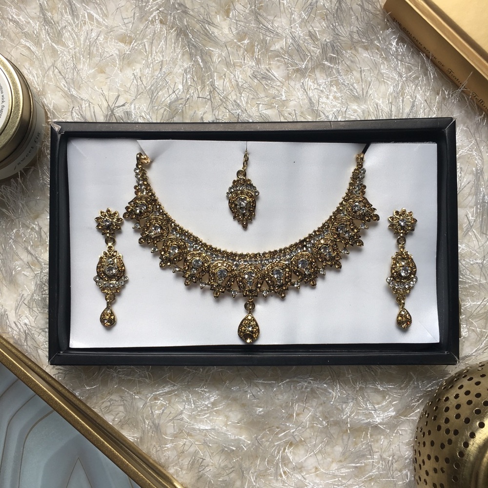 3 Piece Indian/Pakistani/Desi Necklace Set
